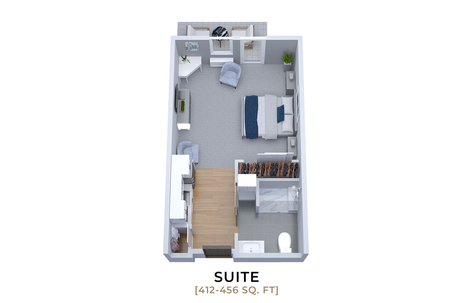 3D Suite Floor Plan